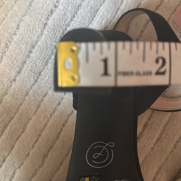 Chinese Laundry Black Heels with Crossed Straps - Picture 6 of 6